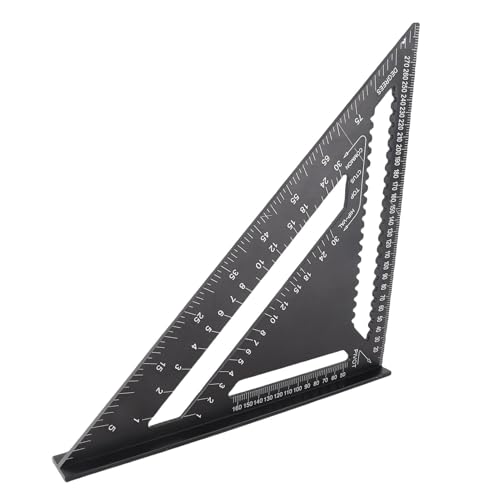 Regla Triángulo de Ángulo Recto de Aluminio 12 Pulgadas miniatura 2