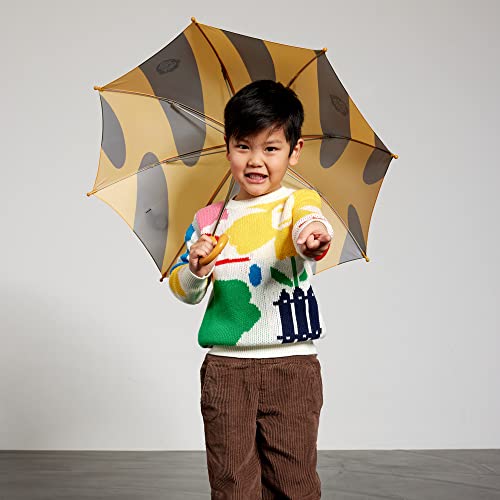 Affenzahn Ombrelli Unisex Per Bambini, Colore Giallo-Marrone, Giallo -Marrone, 57 Cm - 7