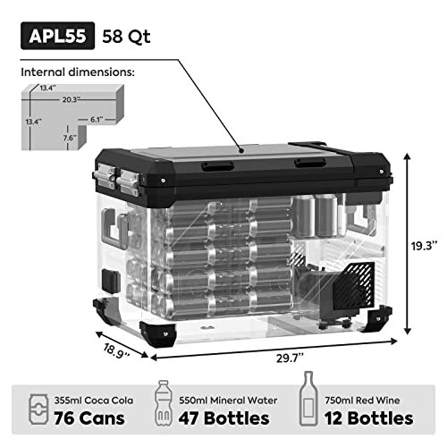 Iceco APL55DBS WITH MB250WH Apl55 55Liter Portable Refrigerator And Freezer thumb #4