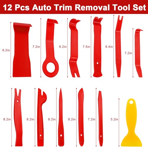 image for Keze 24Pcs Trim Removal Tool Set with Pick & Clip Removal Tool, Sticke