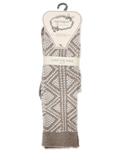 Image of Women's Diamond Tone Over The Knee Warm Sock