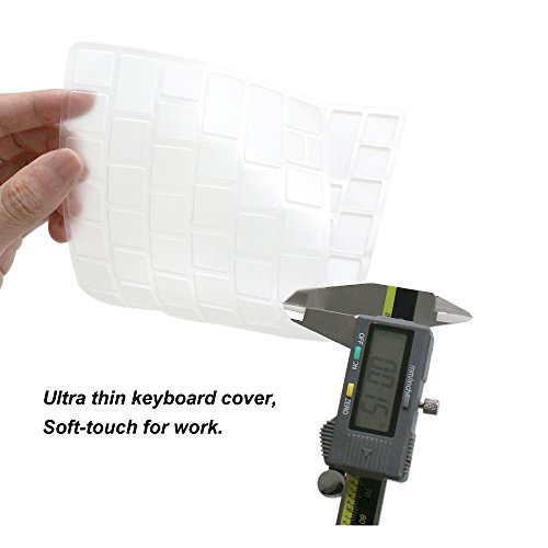 Proelife Ultra Thin Silicone Keyboard Protector Cover Skin For Apple Imac Magic Keyboard & Magic Keyboard 2 (Without Numeric Keypad, U.s Version, Model: Mla22L/A--A1644) (Transparent) #TOP6