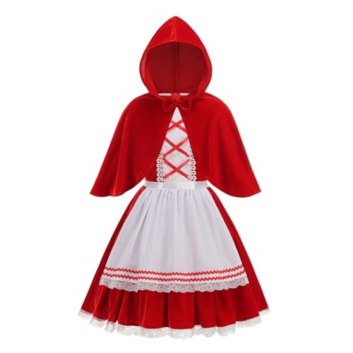 Disfraz Caperucita Roja para Niñas con Capa