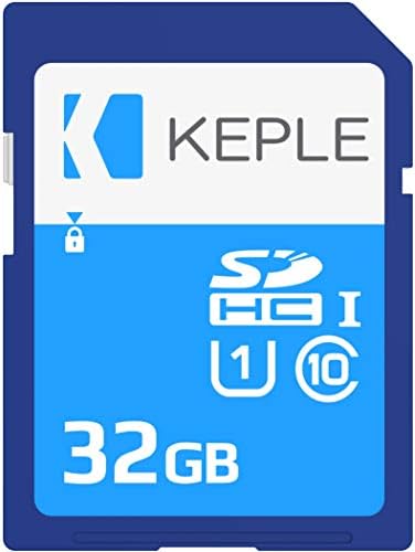 32GB SD Memory Card by Keple | High Speed SD Card for Canon EOS 70D, 6D, 100D, 600D, 1100D, 1200D, 60D, 550D, EOS 700D DSLR Digital Camera | 32 GB Class 10 UHS-1 U1 SDHC Card for HD Videos & Photos