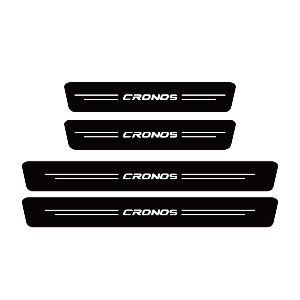 Sdyayfge Normal 4Pcs Kick Plates Car Door Sill Protector,For Fiat Cronos