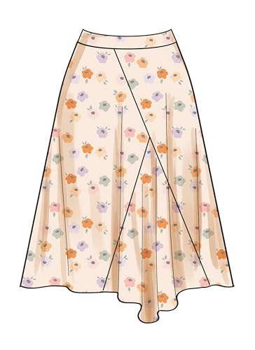 Patron de couture Simplicity SS3138Y5 jupe godet volume fluide