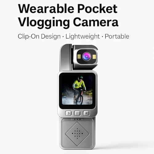 Acuvar 4KPOCKETSC Mini Cámara Clip-On 1080P miniatura 2