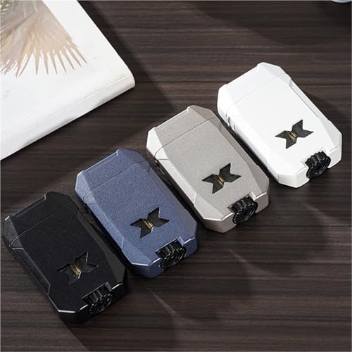 Encendedor de doble llama recargable para hombre, el regalo ideal de exterior 4