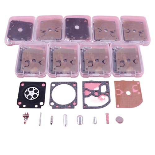 10pcs Carburetor Rebuild Repair Diaphragm Kit Compatible With Automotive Motorcycle Parts MS180 MS170 018 017 MS 180 170 RB-77 Chainsaw Replacement For Part Number 8K1927225B