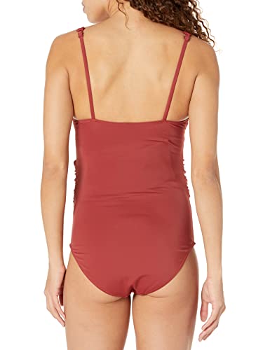 Variante de Amazon Essentials bañador premama Rojo Ladrillo 40