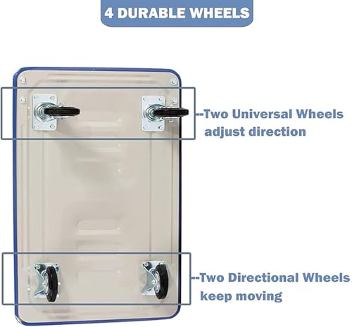 Carretilla plegable de mano resistente para oficina miniatura 4