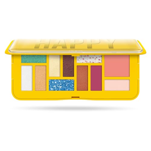 Pupa Happy Yellow 005 palette for face and eyes, 12 g
