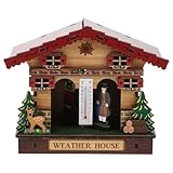 Décoration intérieure élégante : inspiré des thermomètres de sauna classiques, cet hygromètre sert également d’élément décoratif, s’harmonisant parfaitement avec différents styles d’intérieur. baromètre visuel, station météo domestique