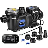 VIVOHOME 2.0 HP Dual Speed with RF Remote