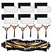 NA Lot de 13 pièces de rechange pour aspirateur robot Ecovacs Deebot 500 / Deebot 600 / Deebot 601 / Deebot 711 - 6 brosses latérales, 6 filtres, 1 brosse rouleau