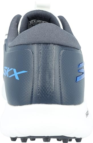 Miniatura 8 de Skechers Max 2 Arch Fit-Zapato De Golf Impermeable Sin Pinchos, Zapatillas Hombre, Blanco Azul Marino, 41 Eu