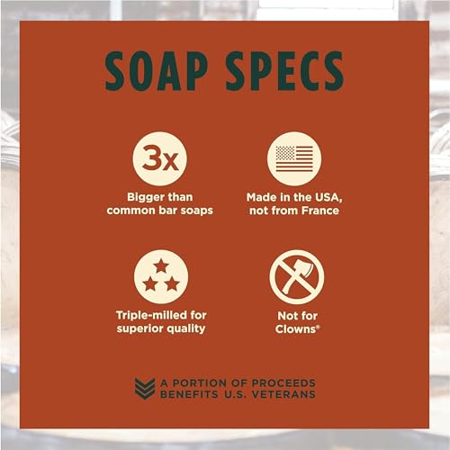 Image of Duke Cannon Supply Co. Big Brick of Soap - Superior Grade, Extra Large Men's Bar Soap with Masculine Scents, All Skin Types, 10 oz