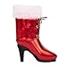 Produktbild Idena 10040163 - Nikolausstiefel Lady, Größe 10,5 x 5 x 16 cm, Dekoration, Santa Lady, Weihnachten, Geschenk, Baumschmuck