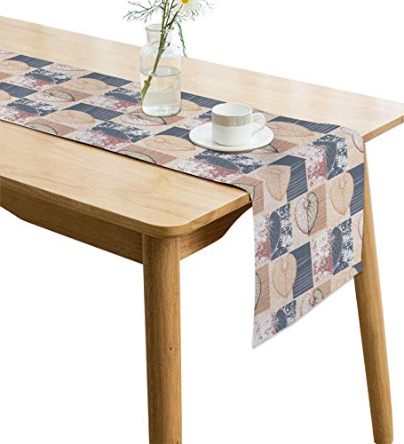 Image of Handmade Jute Table Runner for 6 Seater, Heat Resistant & Non-Slip Dining Table Runner, Natural Rustic Farmhouse Decor for Dining, Coffee & Centre Table, 12 x 72 Inches AATR0063