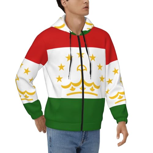 Sweat thermique zippé Tadjikistan homme veste chaude hiver
