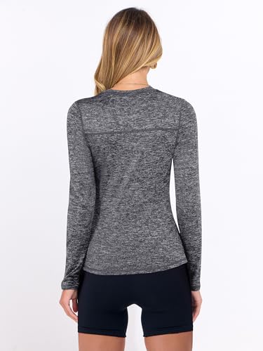 ANRABESS Womens Long Sleeve Workout Quick Dry Fitted Yoga Gym Athletic Shirts4