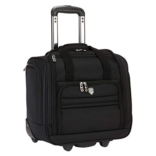 Travelers Club 16" Under Seat Carry-On, Black, 16 Inch