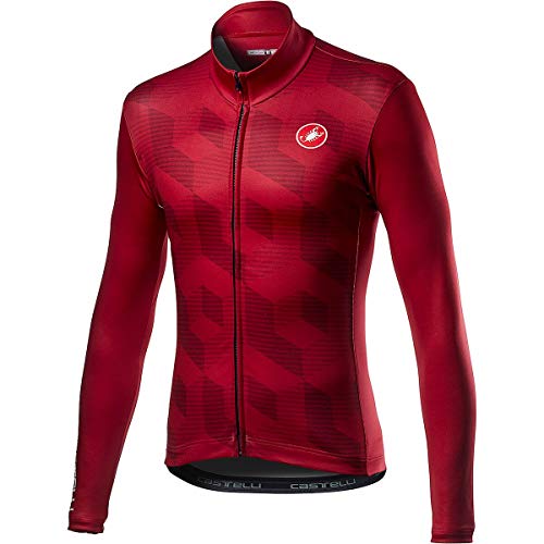 Castelli Cubi Jersey Fz maillot de route manches longues homme noir