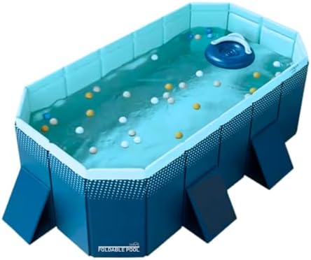 INDUSTEX - Piscina Plegable Foldable Pool, Piscina para niños y A...