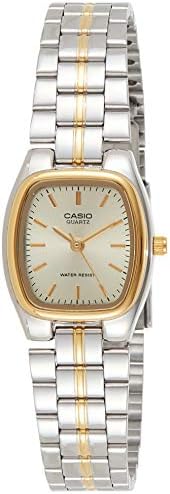 Casio Womens Quartz Watch, Analog Display and Stainless Steel Strap