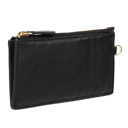 [モノボックス] 牛本革 フラグメントケース ミニジップウォレット カード6枚 coincard02 ブラック/ブラック - モノボックス - 商品画像