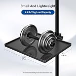 NEEWER BASICS Microphone Stand Tray, 10.6" x 8" x 1.3" Clamp on Mic Desk Shelf Attachment for Studio Stage Concert Karaoke Music Recording Meeting Outdoor Lecture for Storage, Max Load 4.4 lb, MS047