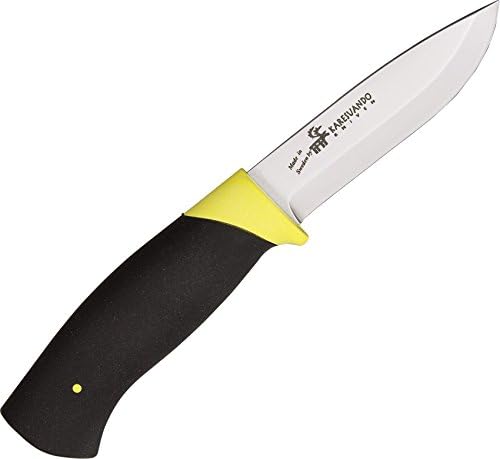 Karesuando Kniven KAR3577-BRK Hunting /Yellow Knife, Black