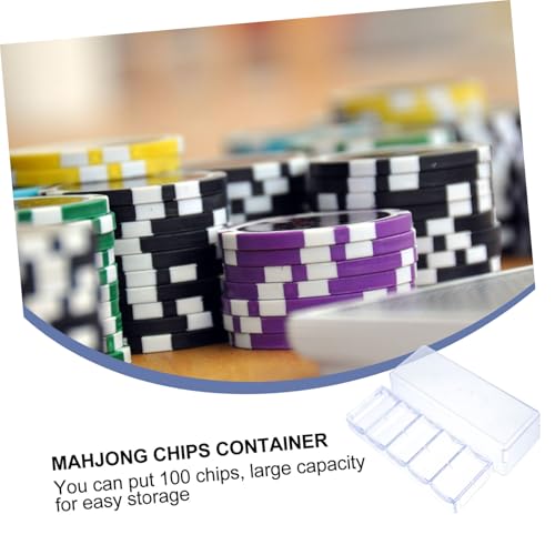 Caja transparente para fichas Mahjong KESYOO miniatura 7