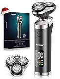 🚩【Servicio postventa】 Incluye una cuchilla de repuesto desmontable, un cepillo de limpieza y un cable de carga USB. Ofrecemos 1 año de garantía para la afeitadora hombre. Si tiene alguna pregunta, no dude en ponerse en contacto con nosotros. Estaremos encantados de atenderle.