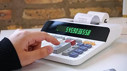 image for Sharp 12-Digit Printing Calculator with Extra Large 10-Digit Option, 8