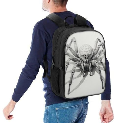 Mochila escolar para niños White Spider de dibujos animados en 3D para primaria de 40x28x16cm 5
