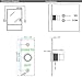 UHPPOTE Momentary Push to Exit Button Switch NO/COM Output Stainless Steel Panel for Access Control Hollow Door
