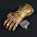 Infinity War Thanos Gauntlet With Electronic Detachable Glowing Stones - Cosplay Halloween Prop PVC Gloves for Adult