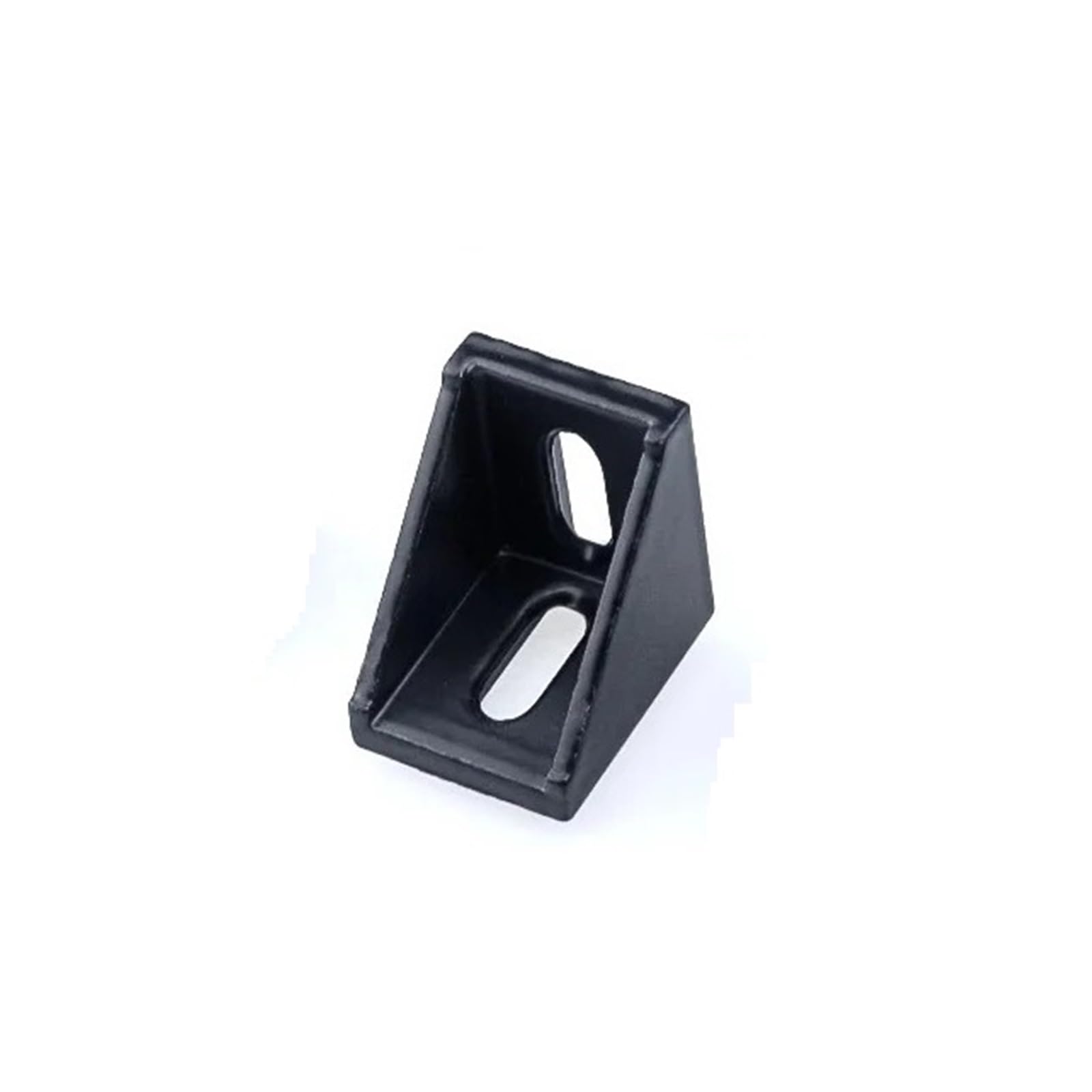 Connecteur d'angle 2028 rigide en aluminium noir pour profilés de type 2020