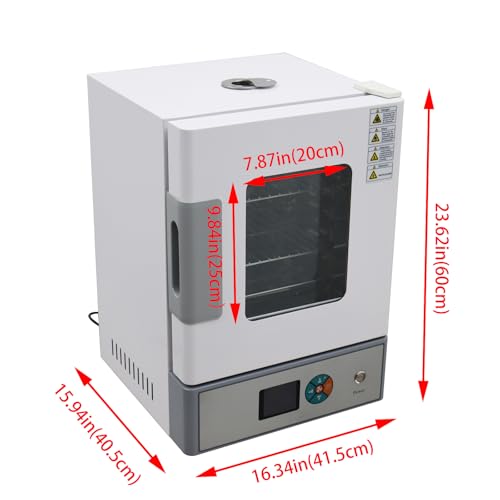 INTSUPERMAI Digital Forced Air Convection Drying Oven Industrial Lab Heat Drying Oven Adjustable Speed Lab Digital Forced Air Convection Drying Oven Industrial Forced Air Drying Oven 110V