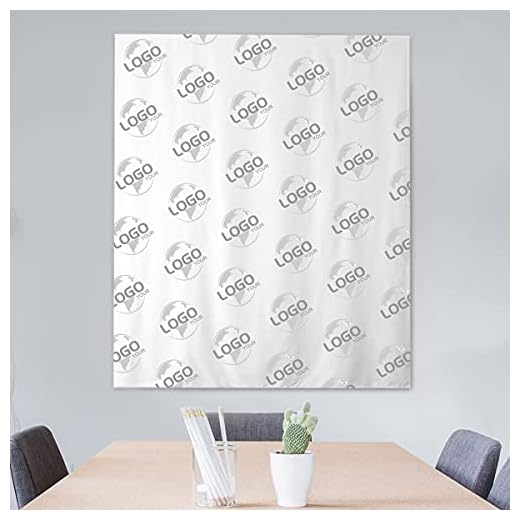 Custom Step and Repeat Logo Backdrop Tapestry