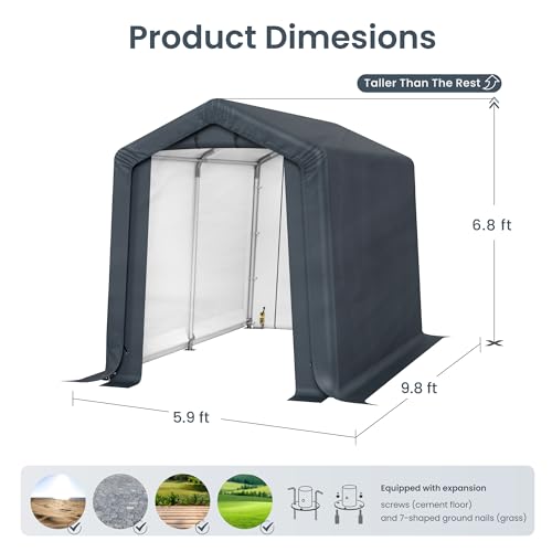 Backyard Storage Shed 8x10