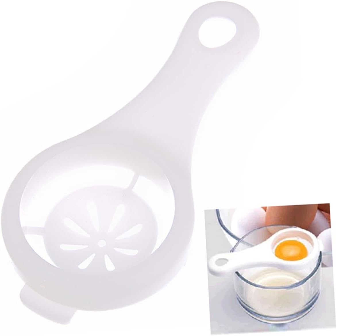 2pcs Egg White Separator Tool Yolk Extractor Sifter Kitchen Gadgets for Cooking Baking