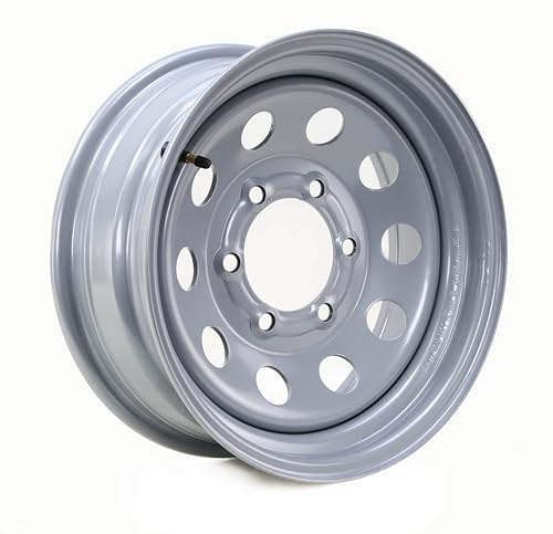 Winda ST225/75R15 10-Ply E 117L 6 Lug On 5.5 Inch Pcd Silver Spoke Rim thumb #4