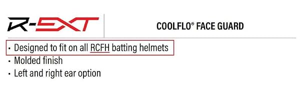 Rawlings | R-EXT COOLFLO Batting Helmet Face Guard | Fits all COOLFLO (RCFH) Helmet Models | Right-Hand Batter | Navy by Rawlings - Image 3