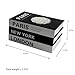 ifreeside Decorative Books for Home Decor Fake Books for Decoration for Living Room Designer Books Decor Set Black and White Hardcover Aesthetic Book Decor for Coffee Table (Black)