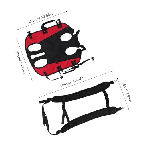 Mochila para perros pequeños Abaodam M regulable con correa acolchada y frontal de malla 3