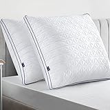 BedStory Kopfkissen 80x80, 2er Set Kissen 80x80 mit Reißverschluss, 2x1500g Mikrofaser Kopfkissen höhenverstellbar, Schlafkissen atmungsaktiv waschbar für Allergiker Seitenschläfer, Oeko Zertifiziert