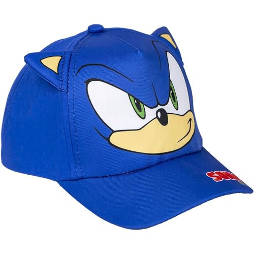 CERDÁ LIFE'S LITTLE MOMENTS Casquette Enfant Sonic - Couleur Bleue - Taille 53 cm - Fabriquée en...