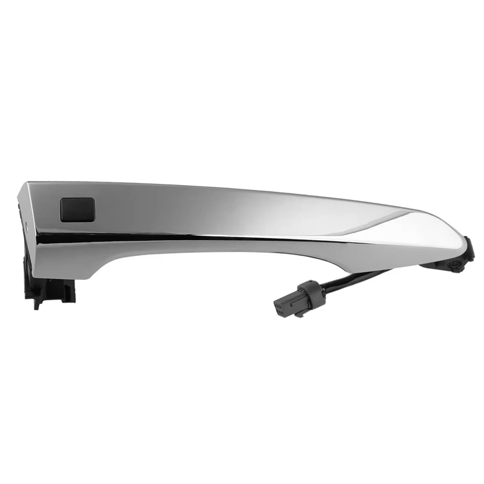 Zjyzyq One Color Car Sliding Outer Door Handle For Hyundai For Tucson 2016-2019 Chrome Exterior Front Door For Smart Key Handle(Left)